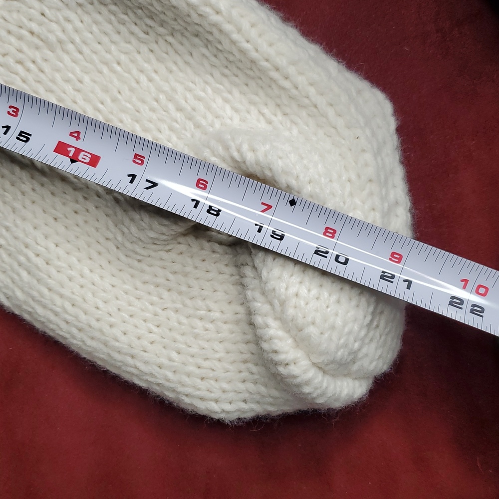 Soft‎ Knit Christmas Stocking with Red Paw Print - Picture 9 of 9